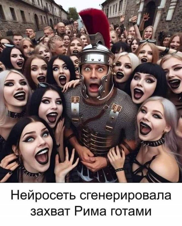 Нейросеть сгенерировала захват Рима готами