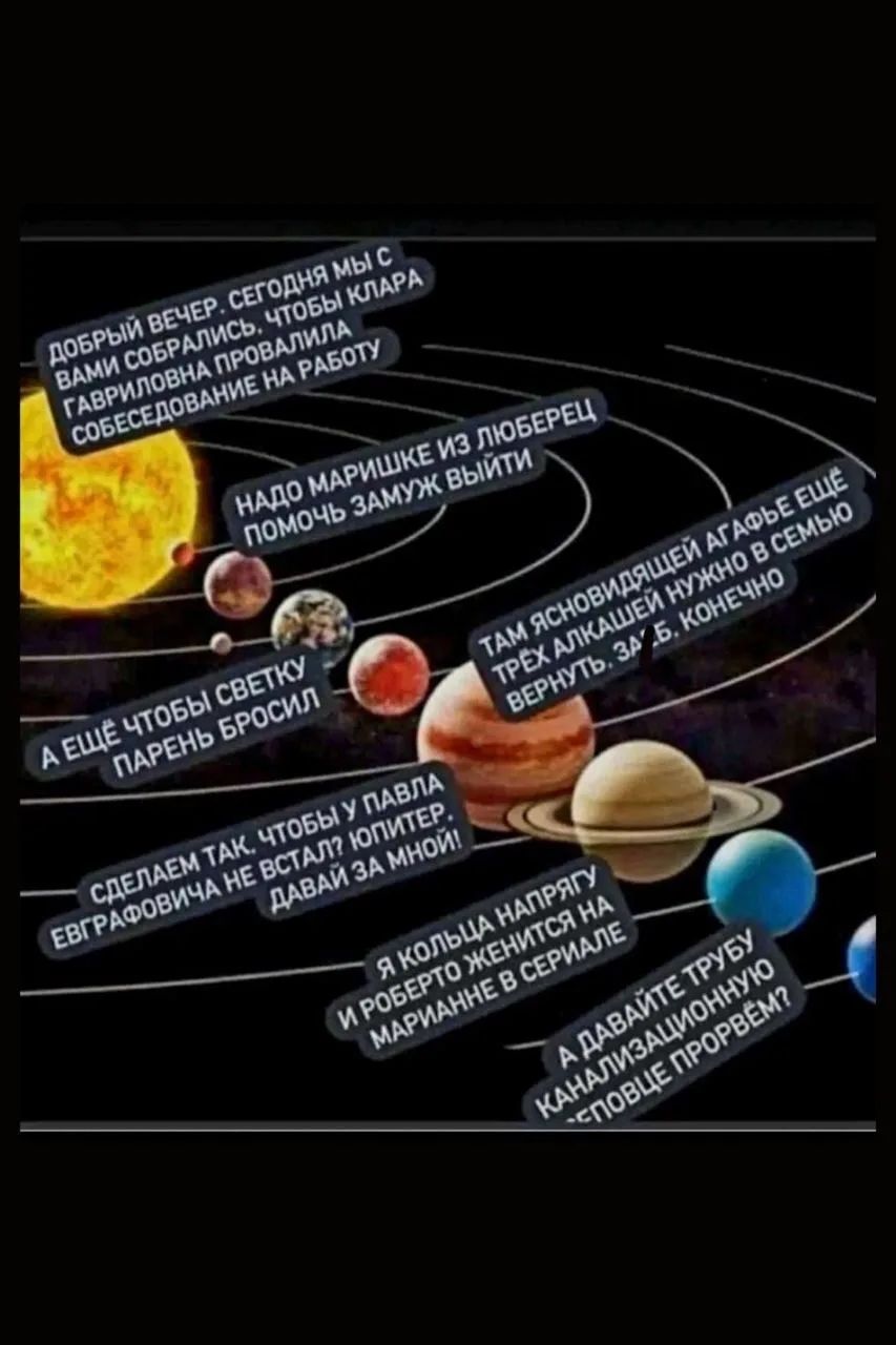 Добрый вечер. Сегодня мы с вами собрались, чтобы Клара Гавриловна провалила собеседование на работу. Надо Маришке из Люберец помочь замуж выйти. А ещё чтобы светку парень бросил. Там ясновидящей Агафье ещё трёх алкашей нужно в семью вернуть. Заб. Конечно. Сделаем так, чтобы у Павла Евграфовича не встал? Юпитер. Давай за мной! Я кольца напрягу и Роб