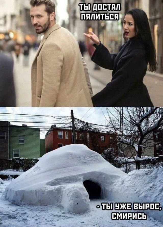 Ты достал пялиться
- Ты уже вырос, смирись