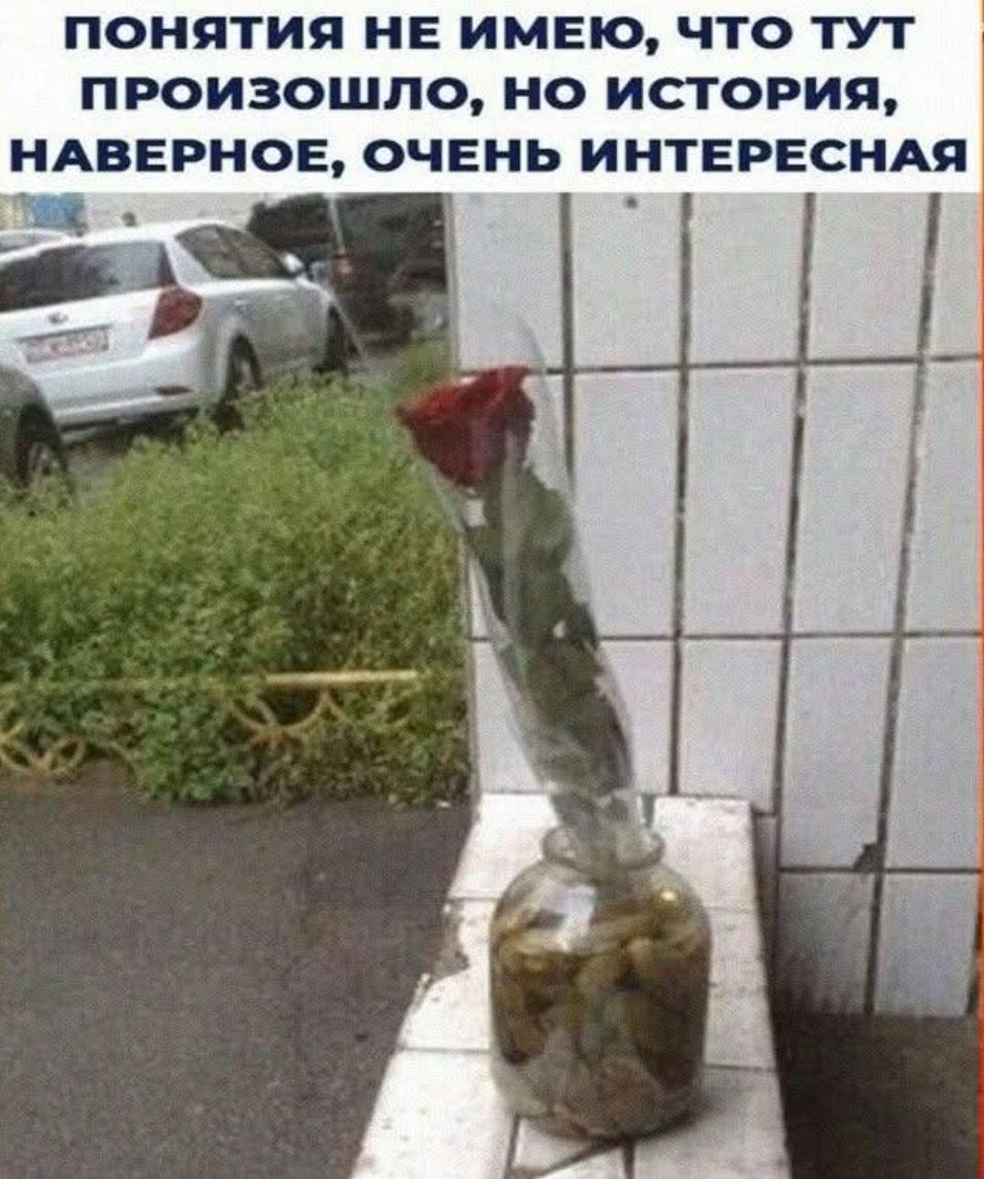 Понятия не имею, что тут произошло, но история, наверное, очень интересная.