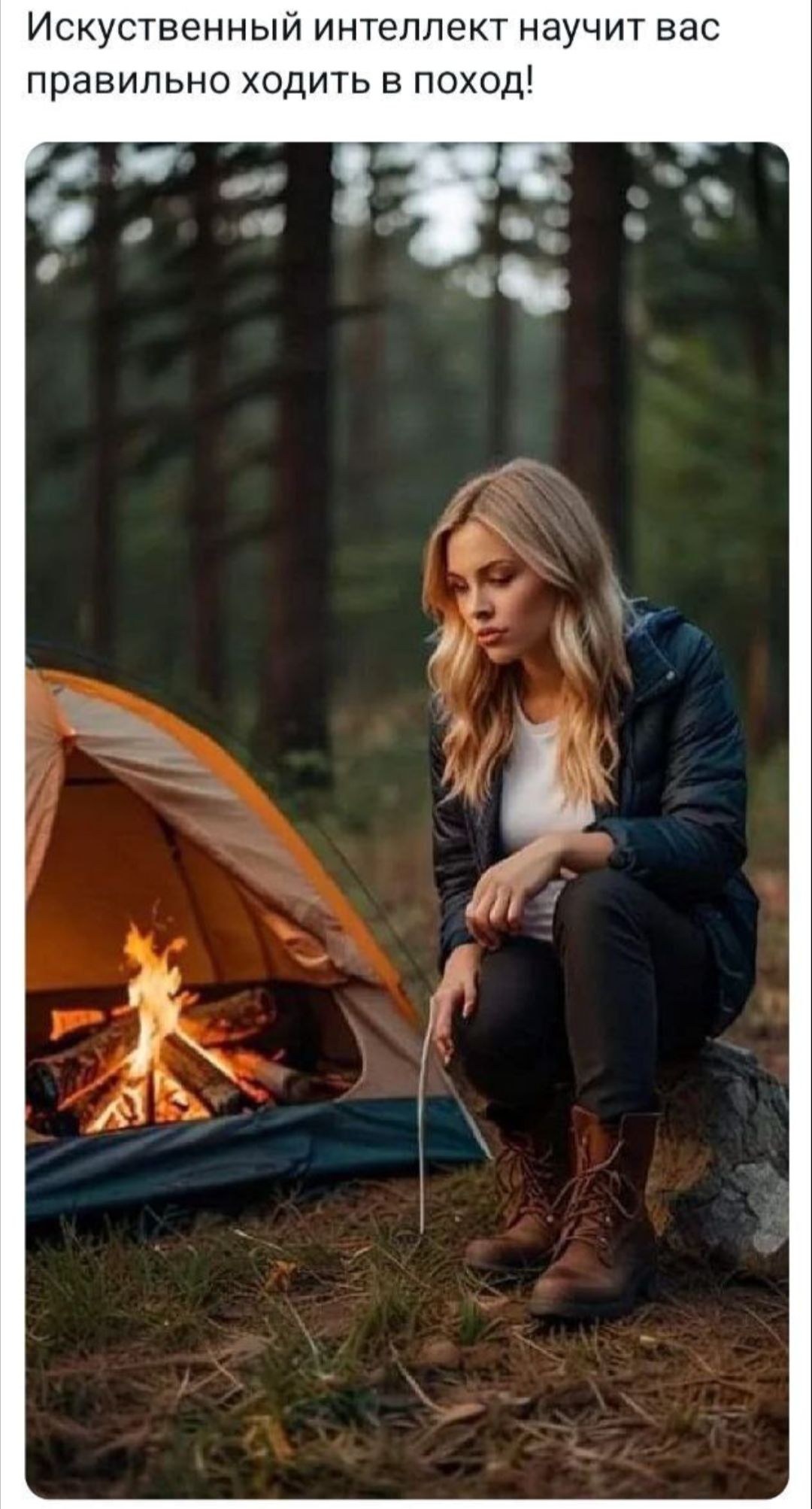 Искусственный интеллект научит вас правильно ходить в поход!
