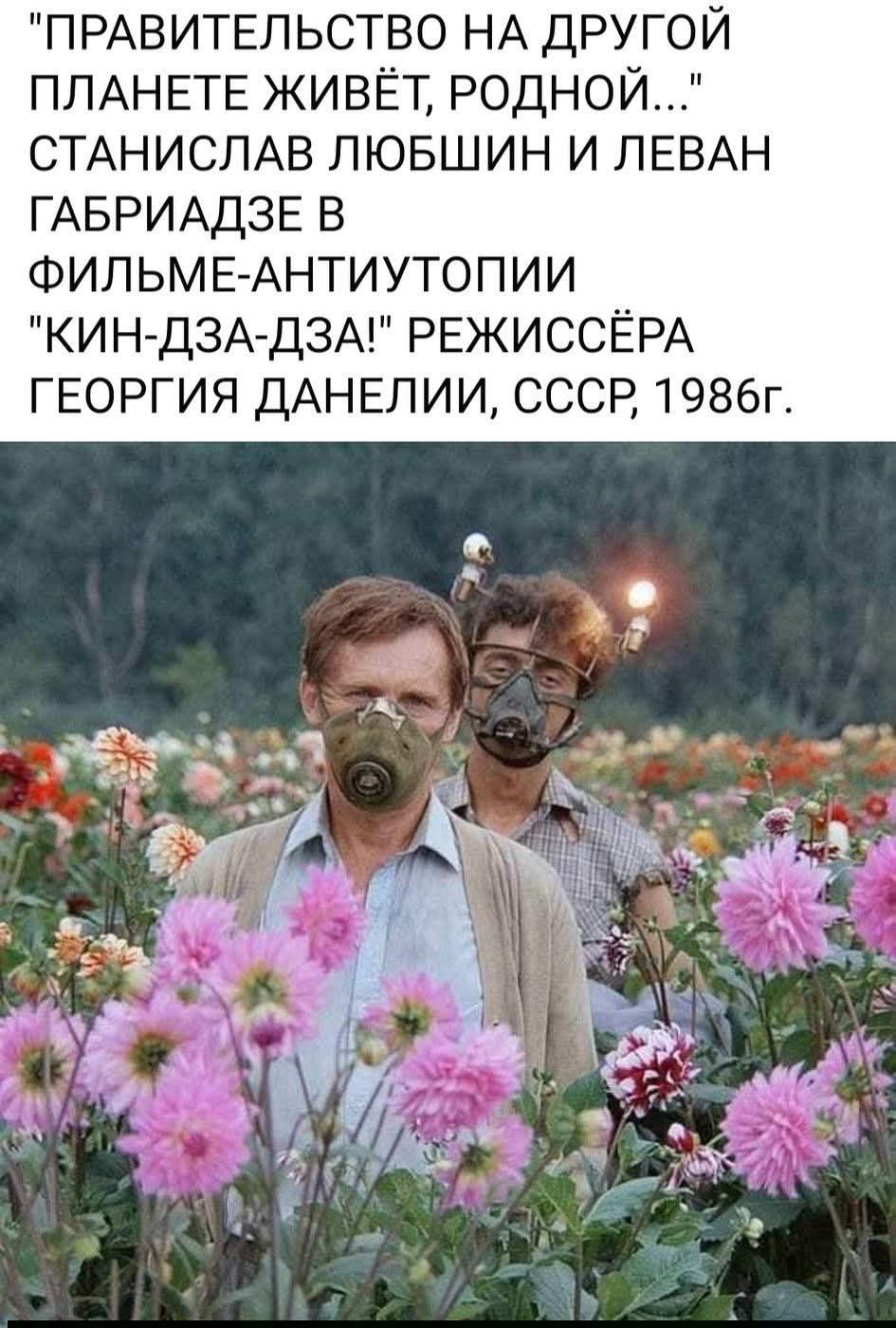 ПРАВИТЕЛЬСТВО НА ДРУГОЙ ПЛАНЕТЕ ЖИВЁТ, РОДНОЙ...
СТАНИСЛАВ ЛЮБШИН И ЛЕВАН ГАБРИАДЗЕ В
ФИЛЬМЕ-АНТИУТОПИИ
