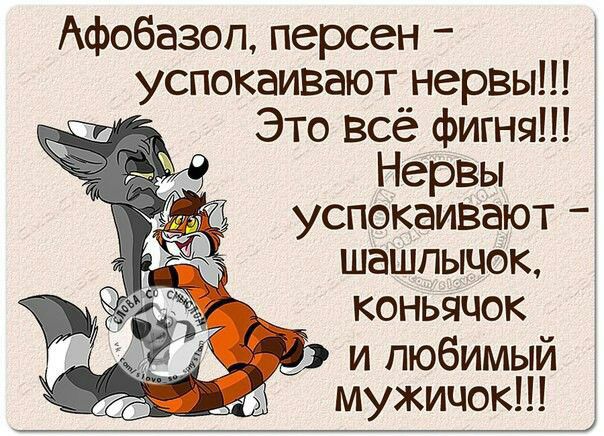 Афобазол, персен - успокаивают нервы!!! Это всё фигня!!! Нервы успокаивают - шашлычок, коньячок и любимый мужичок!!!