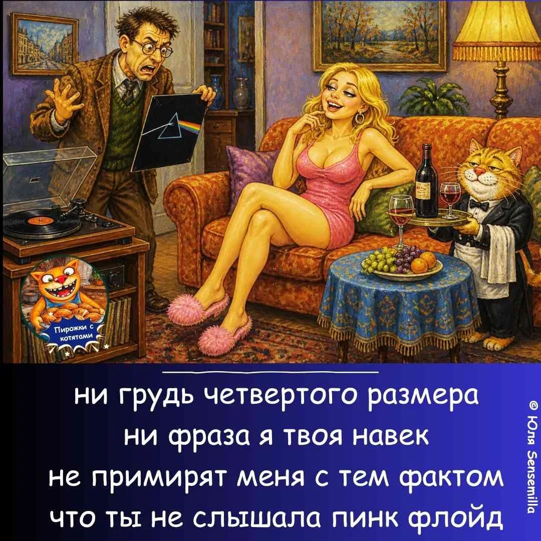 Пирожки с котятами. ни грудь четвертого размера ни фраза я твоя навек не примирят меня с тем фактом что ты не слышала пинк флойд