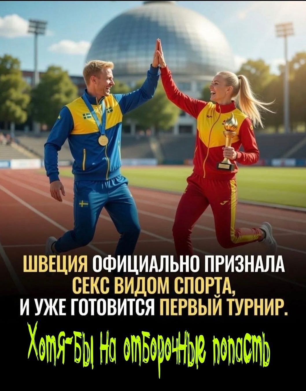 ШВЕЦИЯ ОФИЦИАЛЬНО ПРИЗНАЛА СЕКС ВИДОМ СПОРТА, И УЖЕ ГОТОВИТСЯ ПЕРВЫЙ ТУРНИР. Хотя-бы На отборочные попасть