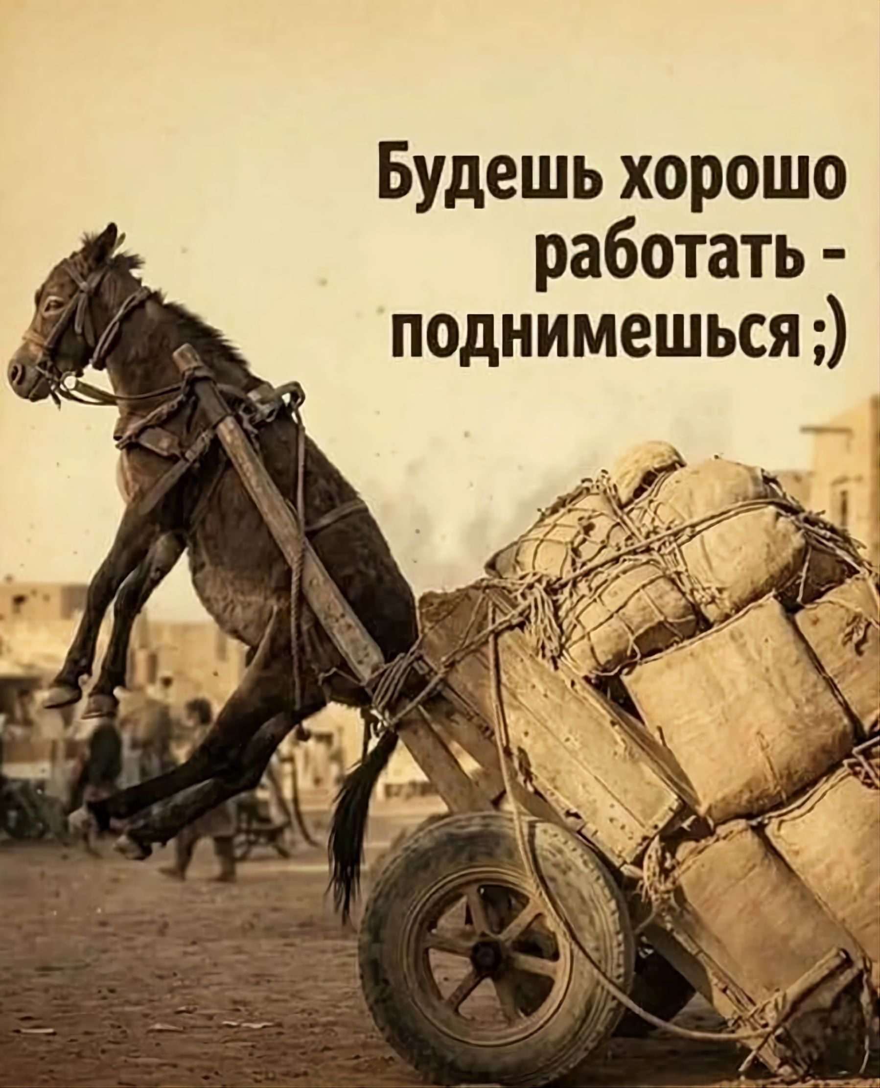 Будешь хорошо работать - поднимешься;)