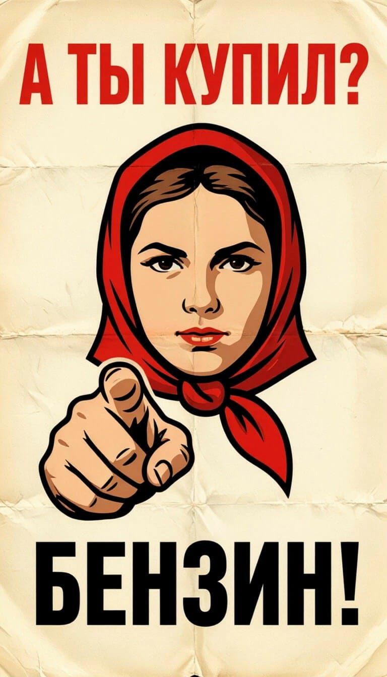 А ты купил? Бензин!