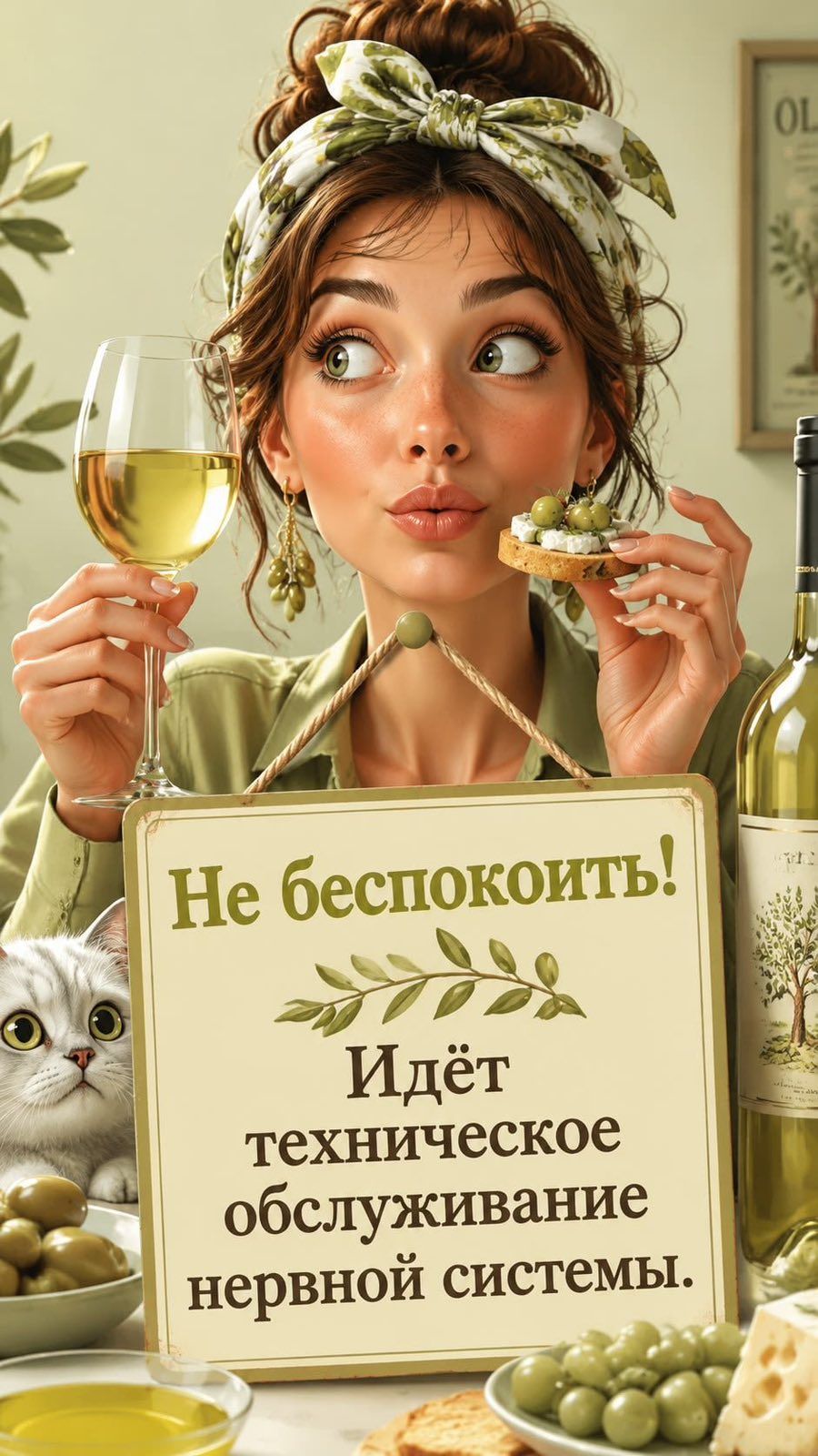 Не беспокоить! Идёт техническое обслуживание нервной системы.