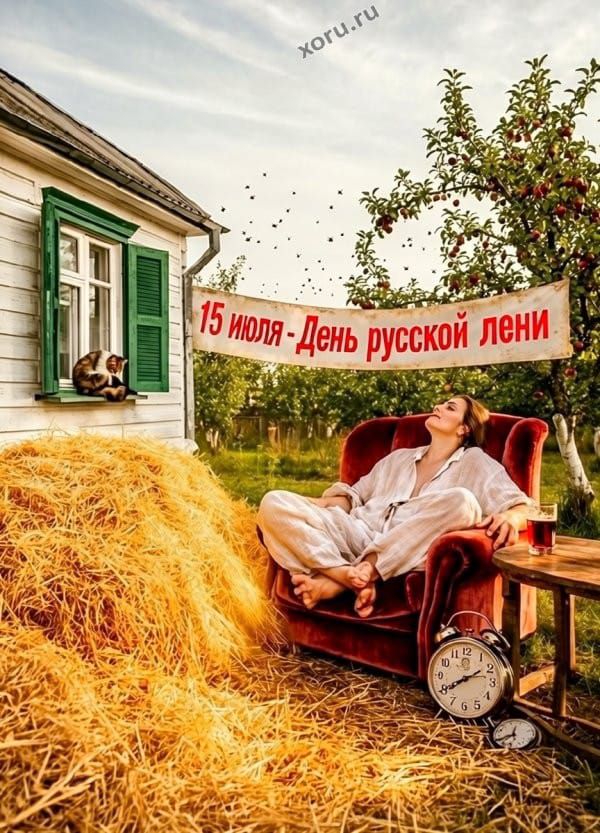 15 июля - День русской лени. xoru.ru