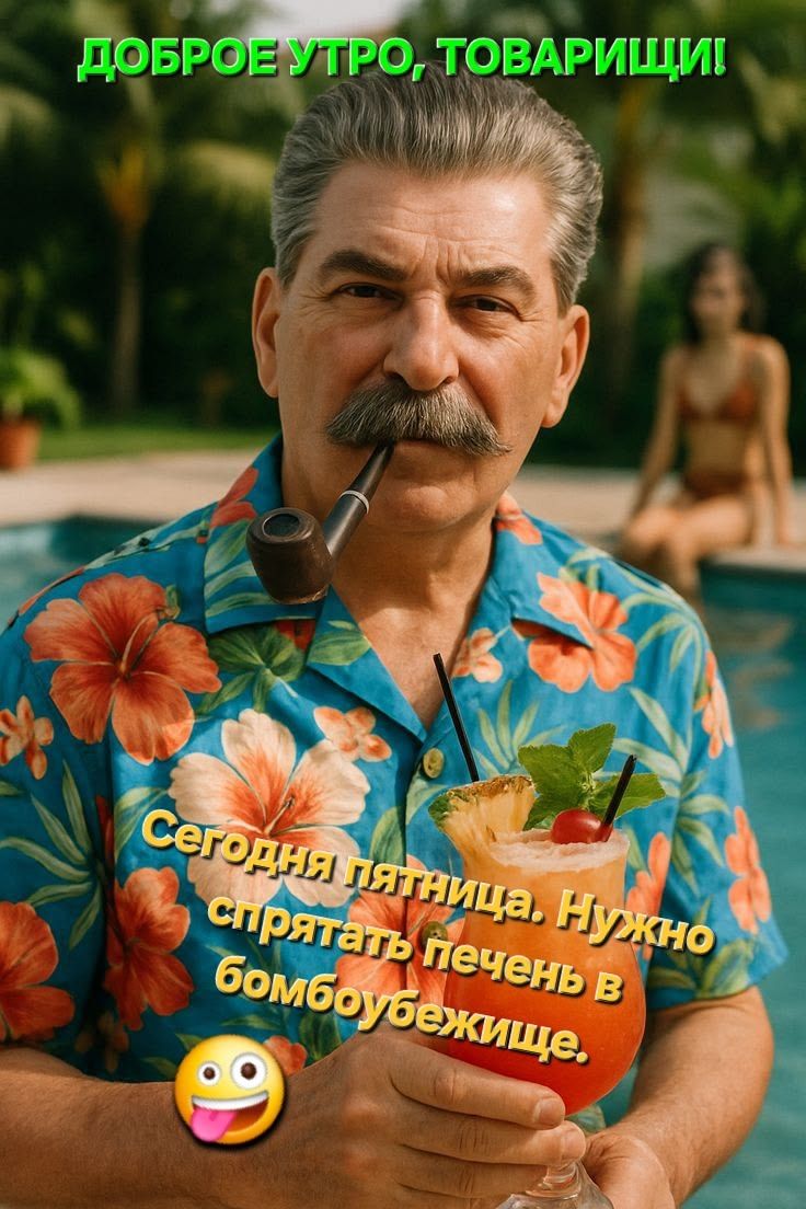 ДОБРОЕ УТРО, ТОВАРИЩИ! Сегодня пятница. Нужно спрятать печень в бомбоубежище.