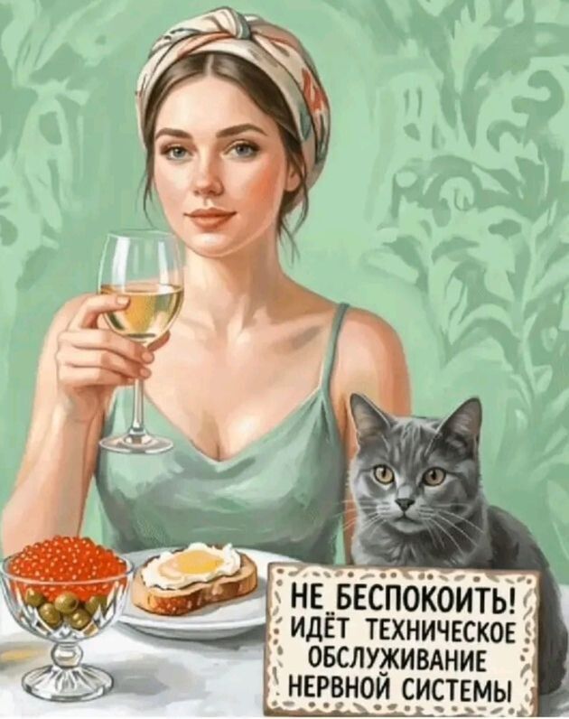 НЕ БЕСПОКОИТЬ! ИДЁТ ТЕХНИЧЕСКОЕ ОБСЛУЖИВАНИЕ НЕРВНОЙ СИСТЕМЫ