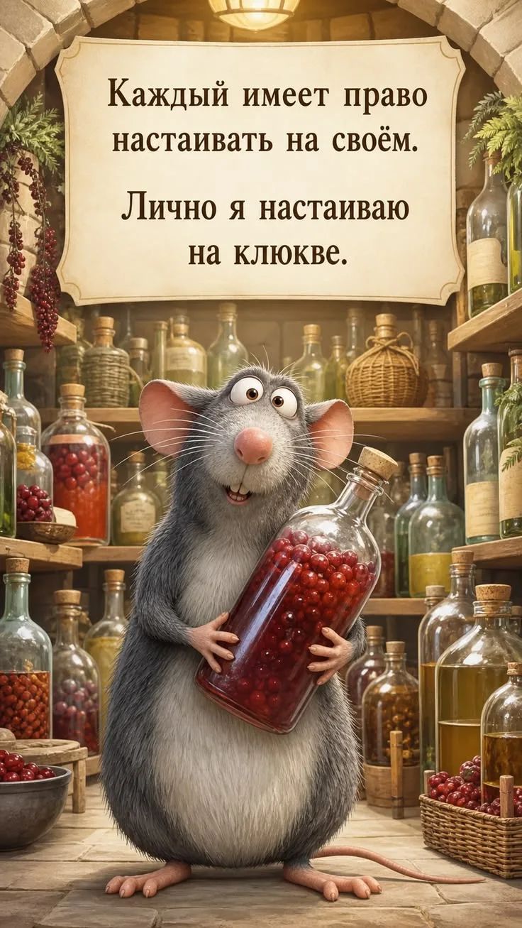 Каждый имеет право настаивать на своём. Лично я настаиваю на клюкве.