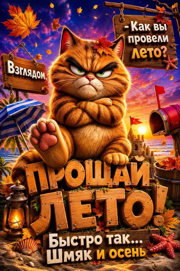 Как вы провели лето? Взглядом. ПРОЩАЙ ЛЕТО! Быстро так... Шмяк и осень