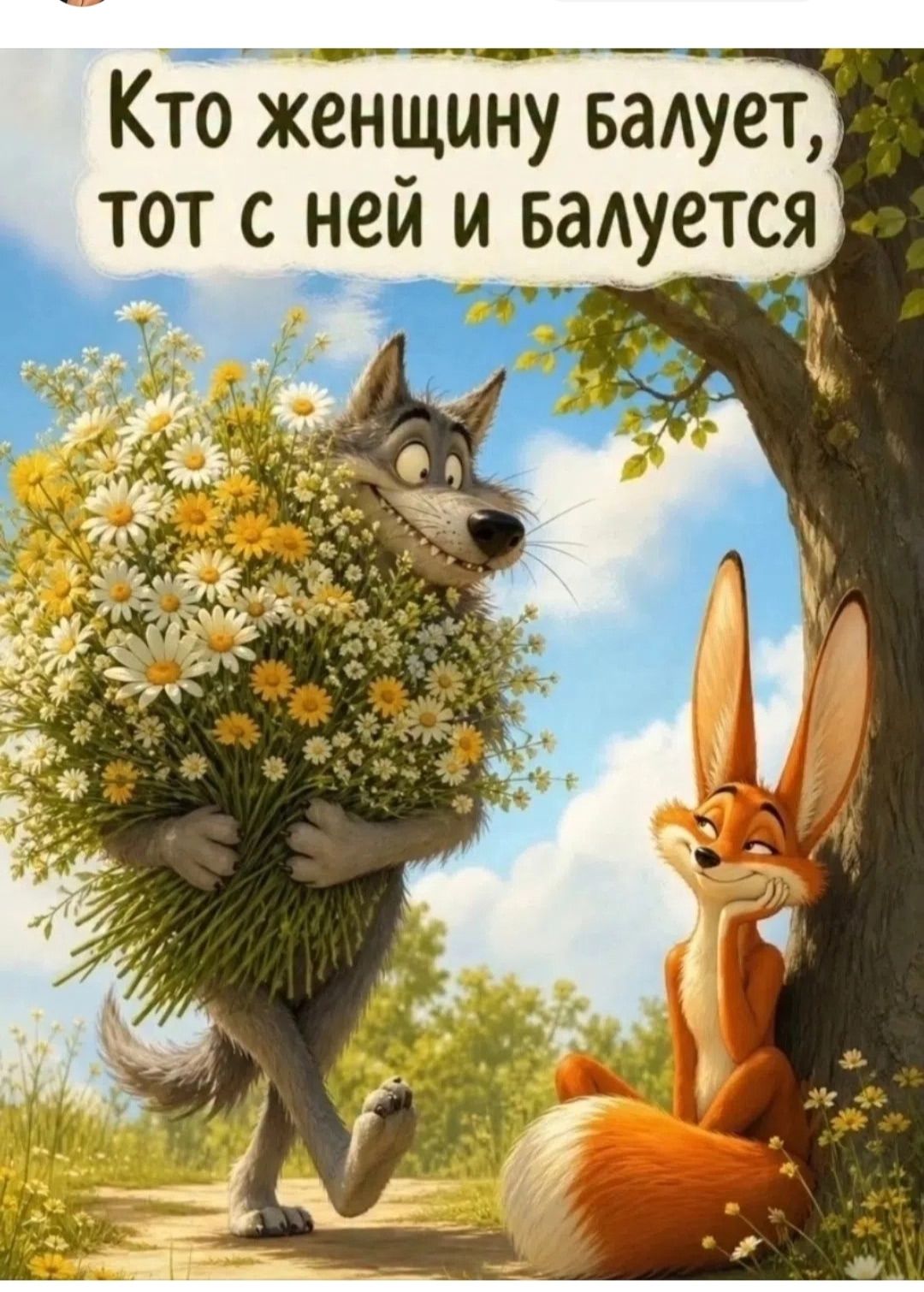Кто женщину балует, тот с ней и балуется