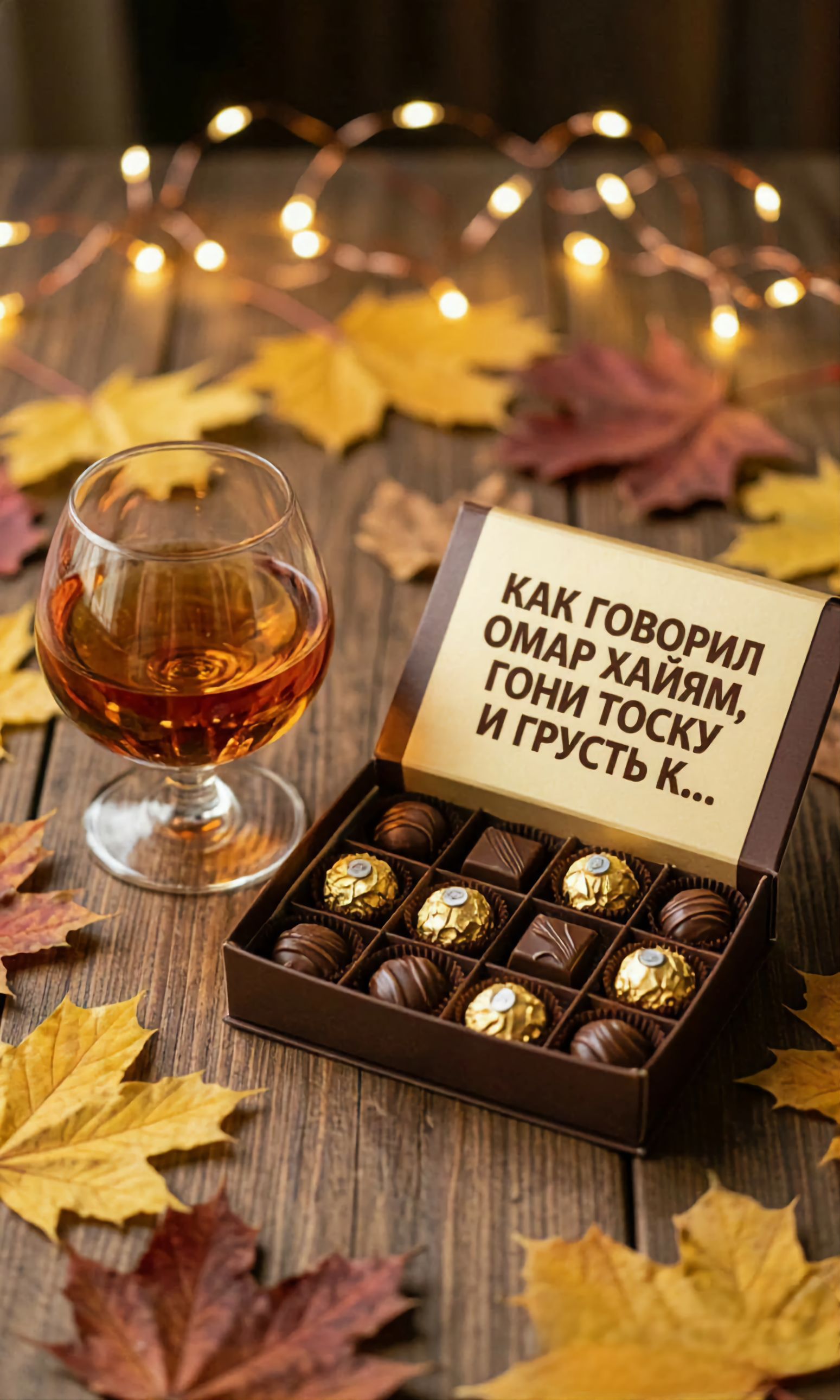 КАК ГОВОРИЛ ОМАР ХАЙЯМ, ГОНИ ТОСКУ И ГРУСТЬ К...
