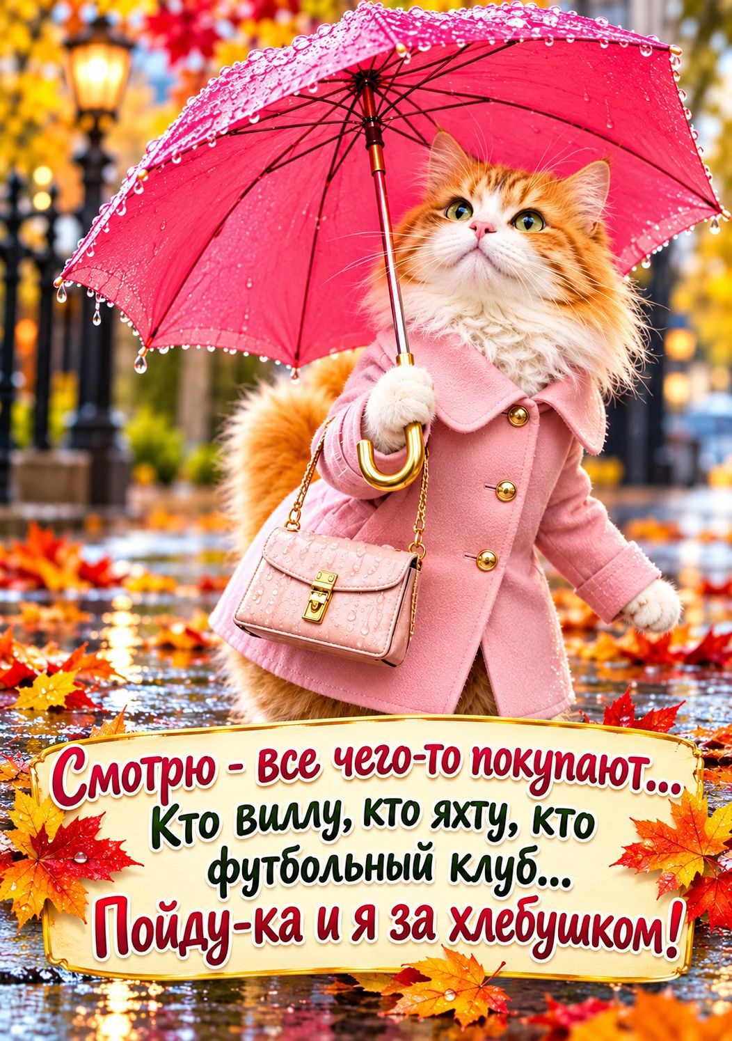 Смотрю - все чего-то покупают... Кто виллу, кто яхту, кто футбольный клуб... Пойду-ка и я за хлебушком!