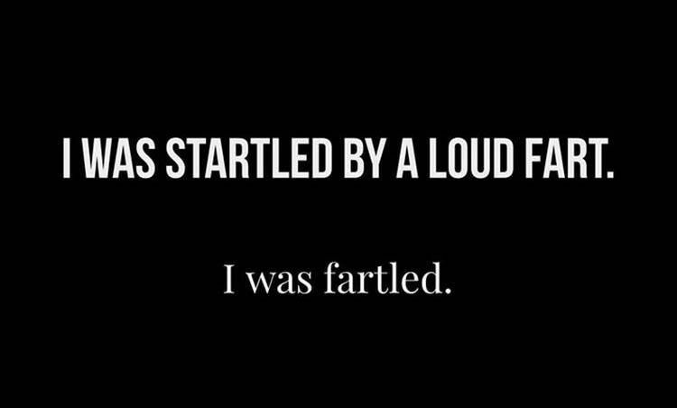 WAS STARTLED BY A LOUD FART I was fartled