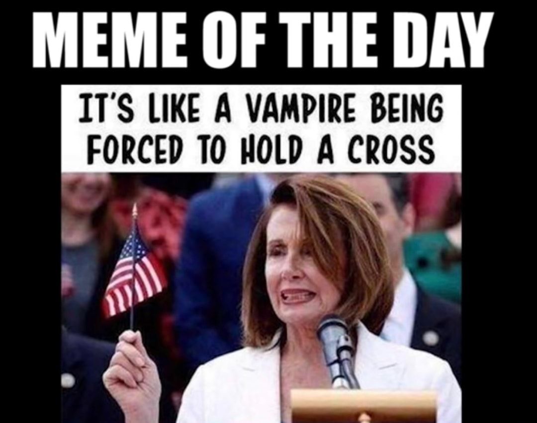 MEME OF THE DAY ITS LIKE A VAMPIRE BEING FORCED T0 HOLD A CROSS