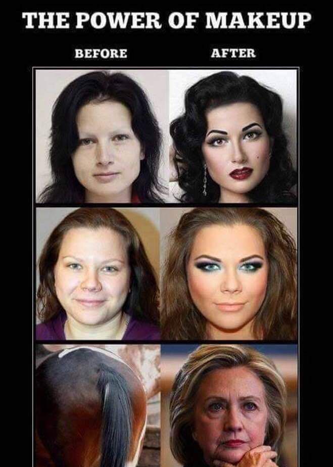 THE POWER OF MAKEUP BEFORE AFTER