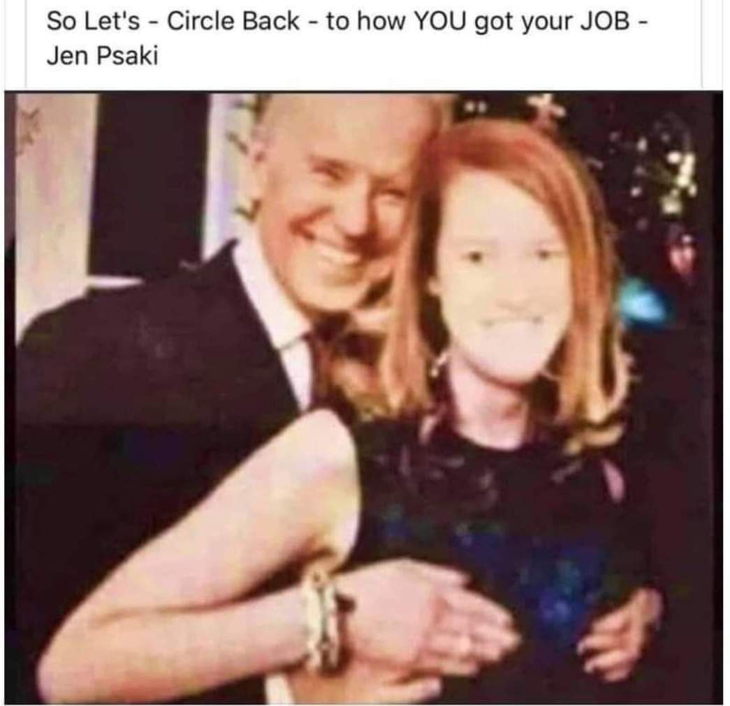 So Lets Circle Back to how YOU got your JOB Jen Psaki