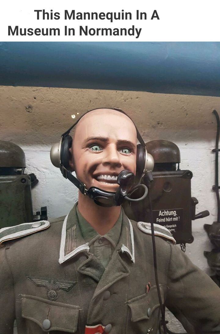 This Mannequin In A Museum In Normandy Achtung Feind ot