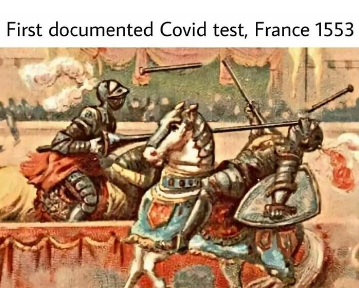 First documented Covid test France 1553 5