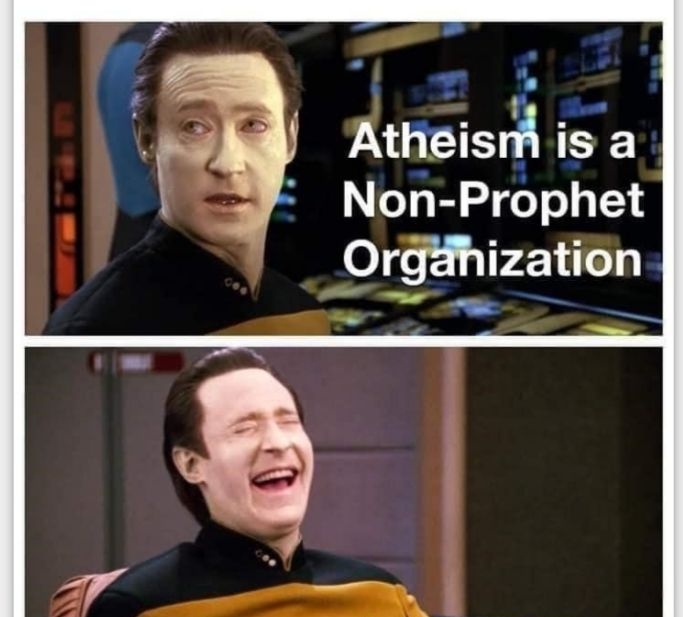 a Atheist is a Non Prophet _Orgdhization