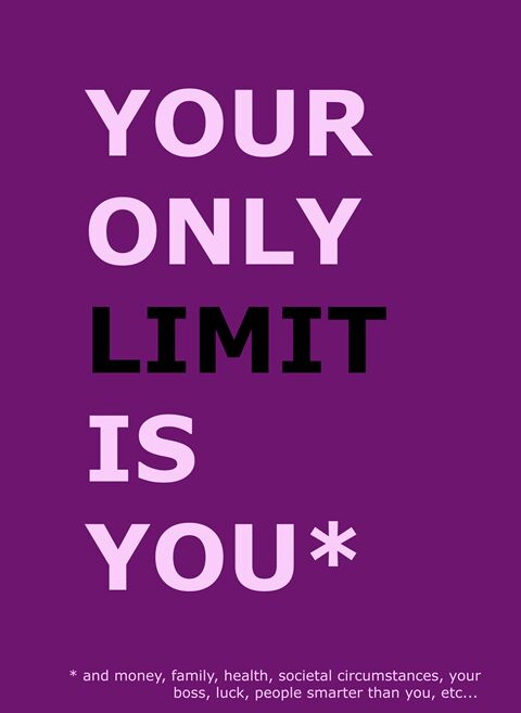 YOUR 0 I 4 IS YOU and money family health societal circumstances your boss luck people smarter than you etc