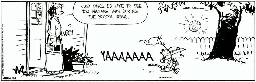 JUST ONCE ID LIKE TO SEE NOU MANAGE THIS DURING THE SCHOOL YEAR