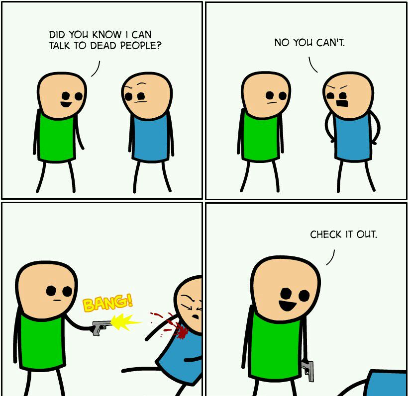 DID YOU KNOW CAN TALK TO DEAD PEOPLE NO YOU CANT i L CHECK IT OuT