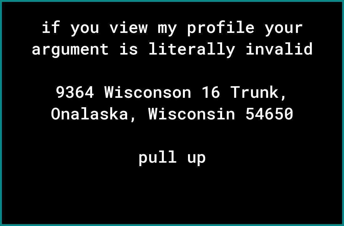 SEAVZOTURRYA R TTAN VAN o olo i M RWRVZe11g o011 TT o ol R I A Y o W R AV R AR B K 9364 Wisconson 16 Trunk Onalaska Wisconsin 54650 pull up