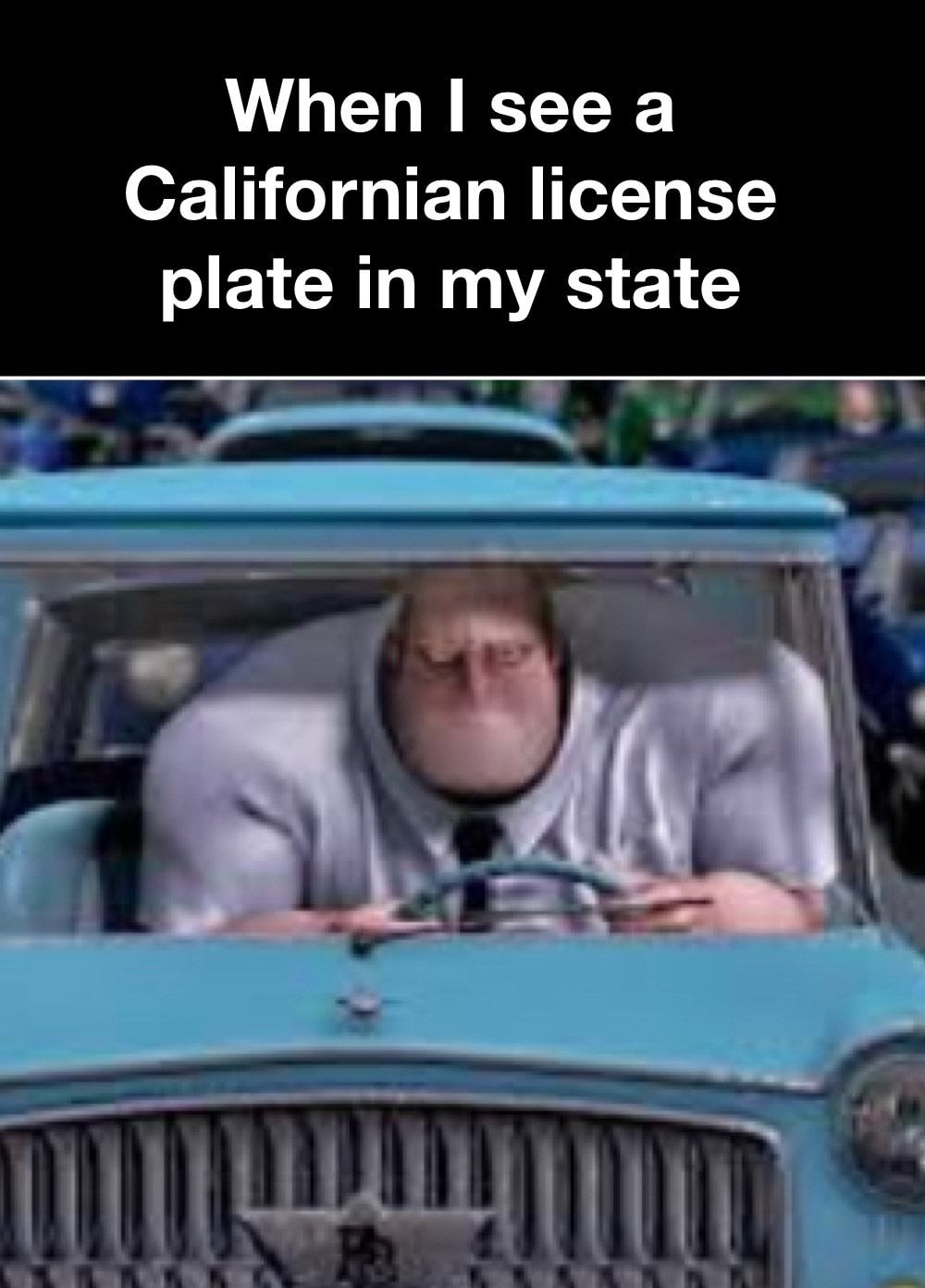 L EREEEE Californian license JETCHT N VA F1