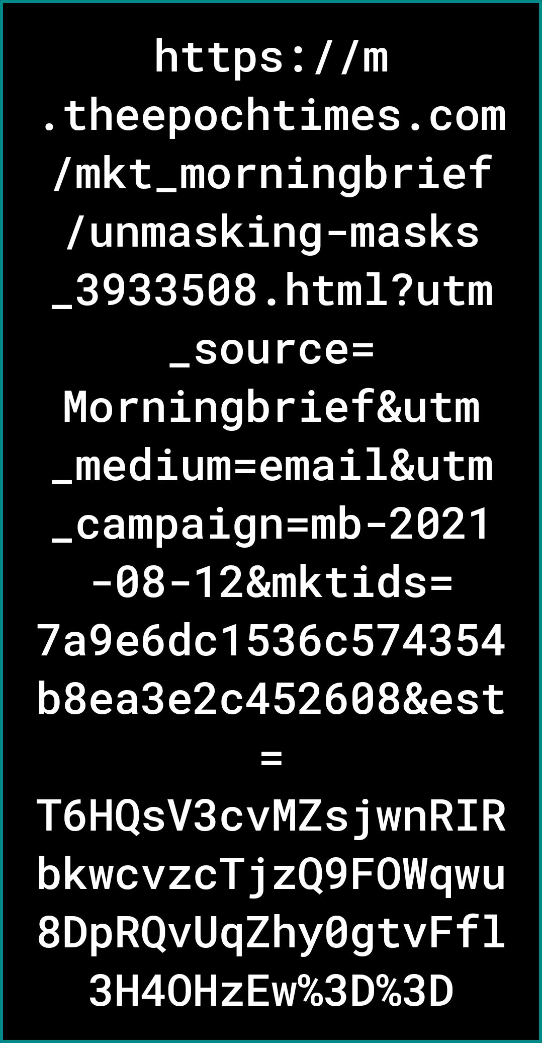 httpsm N o g TTToToTod g Robi 1 X3 o30 mkt_morningbrief unmasking masks _3933508htmlutm _sources Morningbriefutm _mediumemailutm _campaignmb 2021 08 12mktids 7a9e6dc1536574354 b8ea3e2c452608est LY ORATACTAVAL VAR AT 120 3 o A Iy P AV LI 0 TV 8DpRQvUgZhyoOgtvFfl 3H40HzEwW3D3D