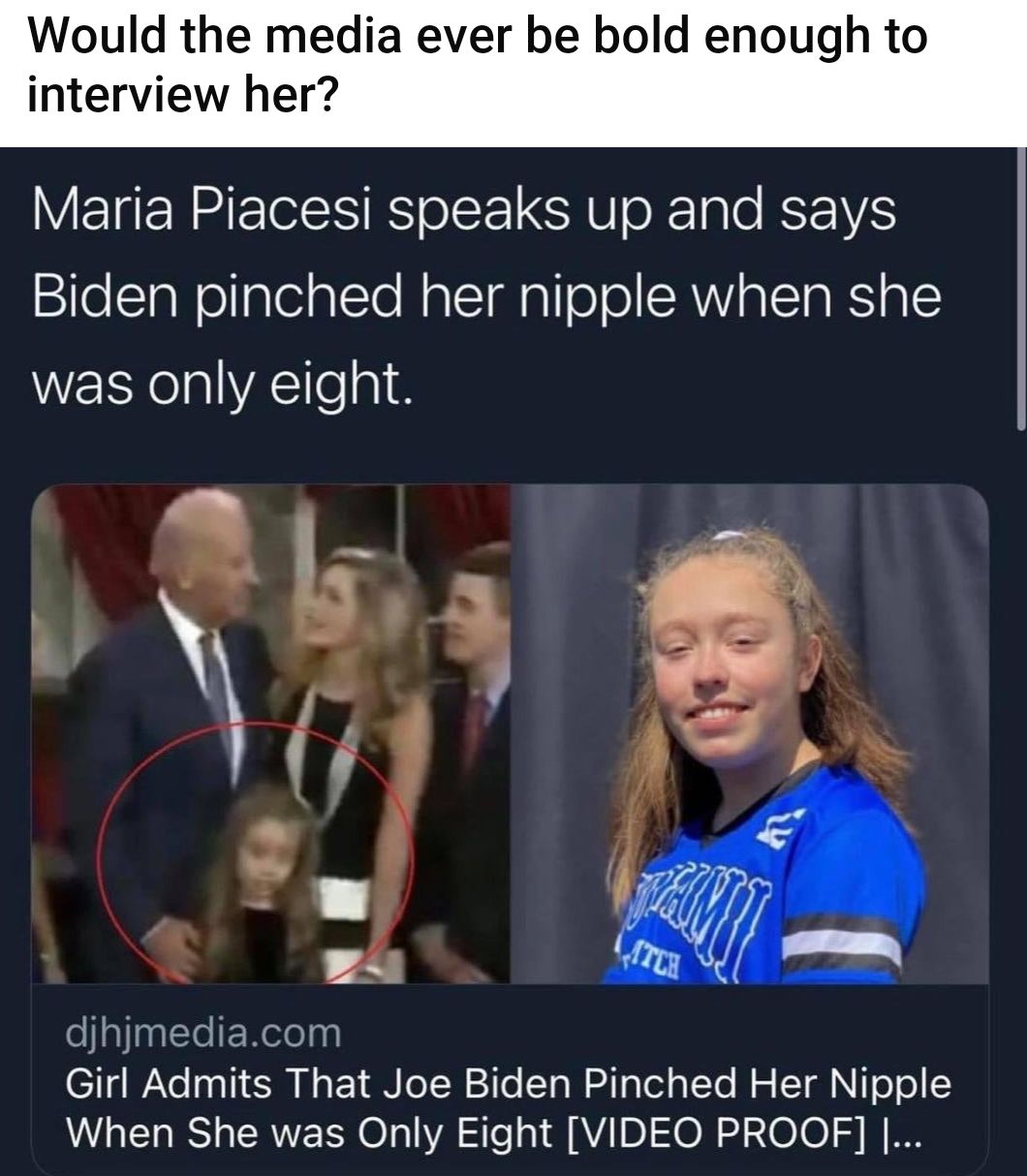 Would the media ever be bold enough to interview her Maria Piacesi speaks up and says lelaWellalelalle RalcigalleolSRVialTa RS o 1 WlXelalVA1lea djhjmediacom 115 WiYe 0 11 N o Y R oTN 2ie Ta W RdTaTod aTYe W T N o o LIRS CRVEEN Ol VA ST sl A4 D O N 212 010 I o8