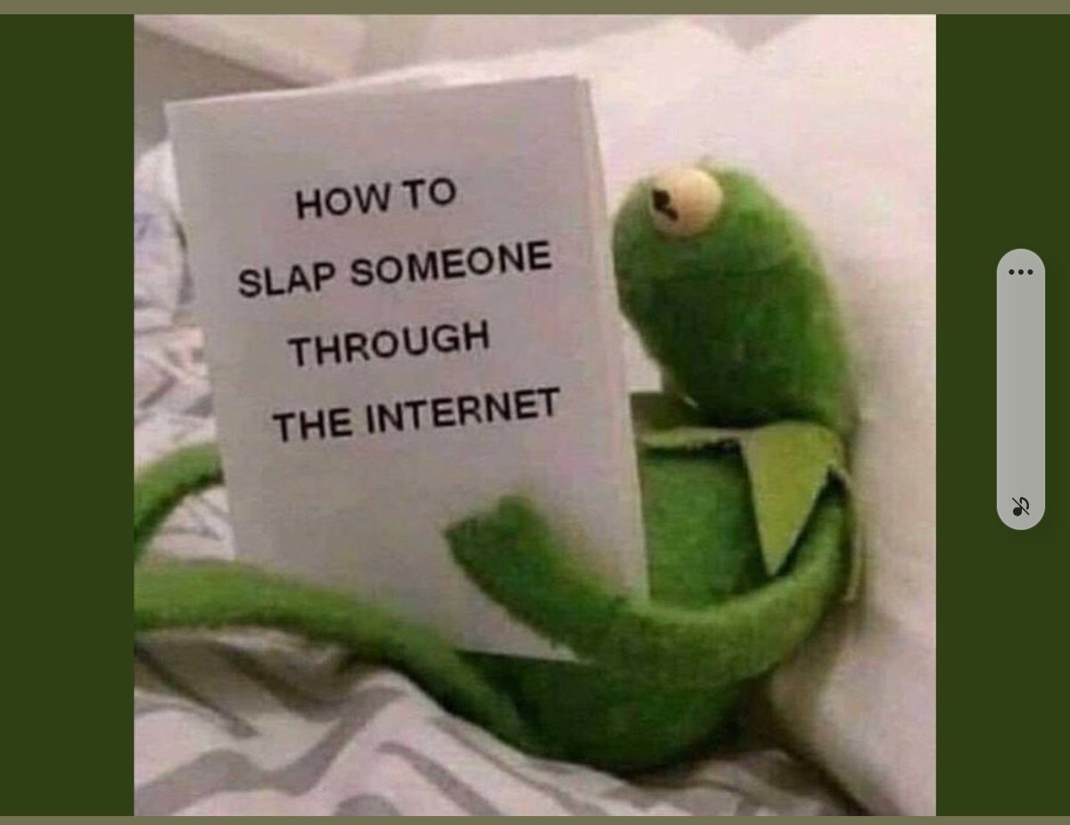 HOW TO SLAP SOMEONE THROUGH THE INT ERNET