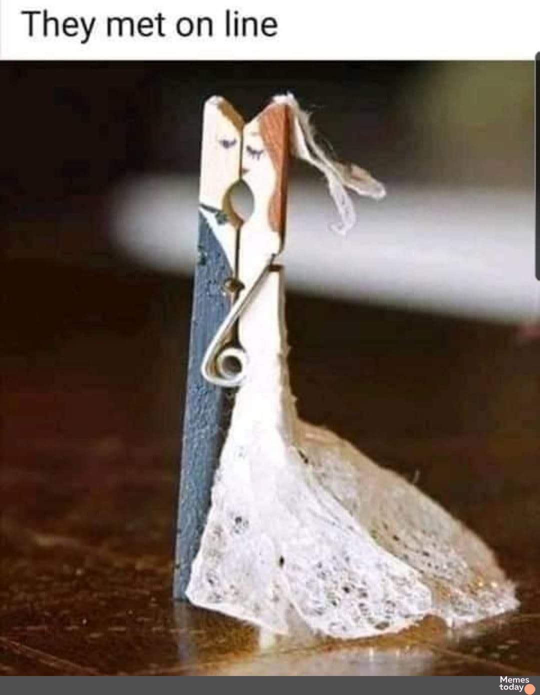 They met on line