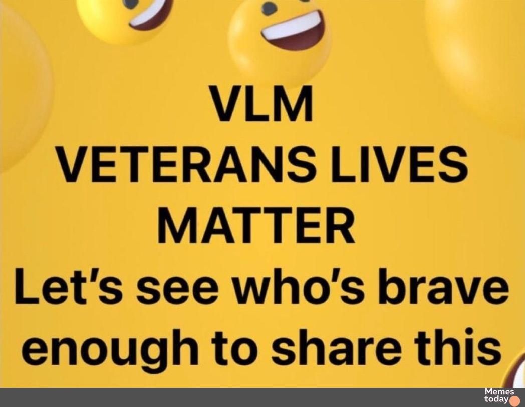 4 VLM VETERANS LIVES MATTER Lets see whos brave