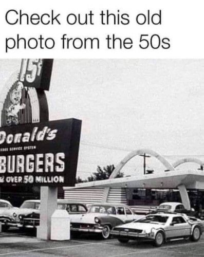 Check out this old photo from the 50s