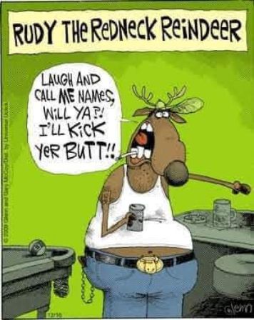 RUDY THeReDNECK ReiNDeeR LAUGH AnD