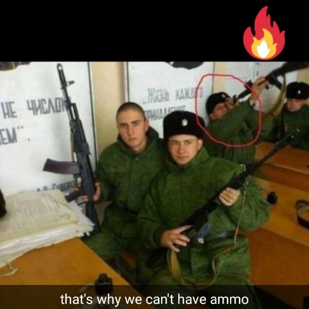 thats why we cant have ammo