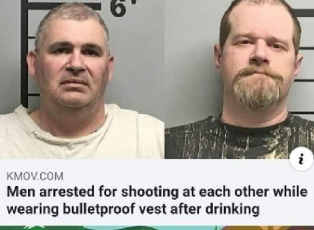 KMOVCOM Men arrested for shooting at each other while wearing bulletproof vest after drinking e 00