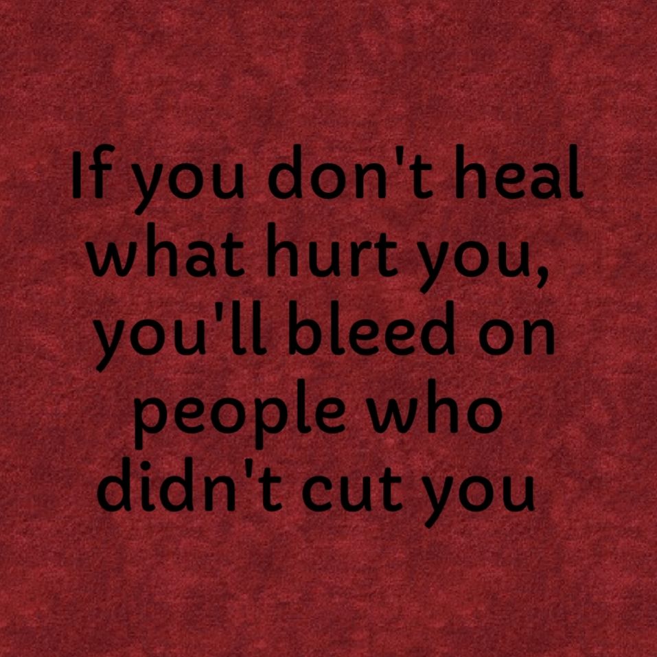 fjflf you don t healgf what hurtyou you ll bleed on _ peoplewho dtdn t cut you