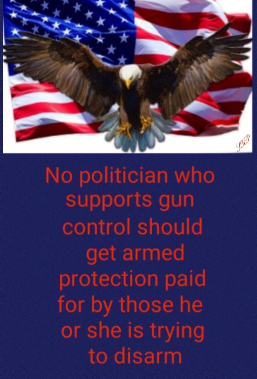 No politician who supports gun control should get armed protection paid for by those he or she is trying to disarm