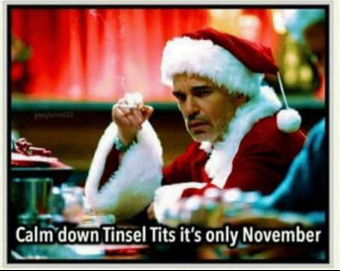 Calmdown Tinsel Tits its only November e X