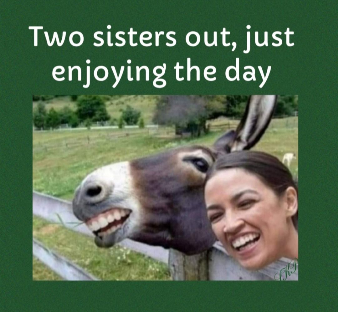 Two sisters out just enjoymg the day