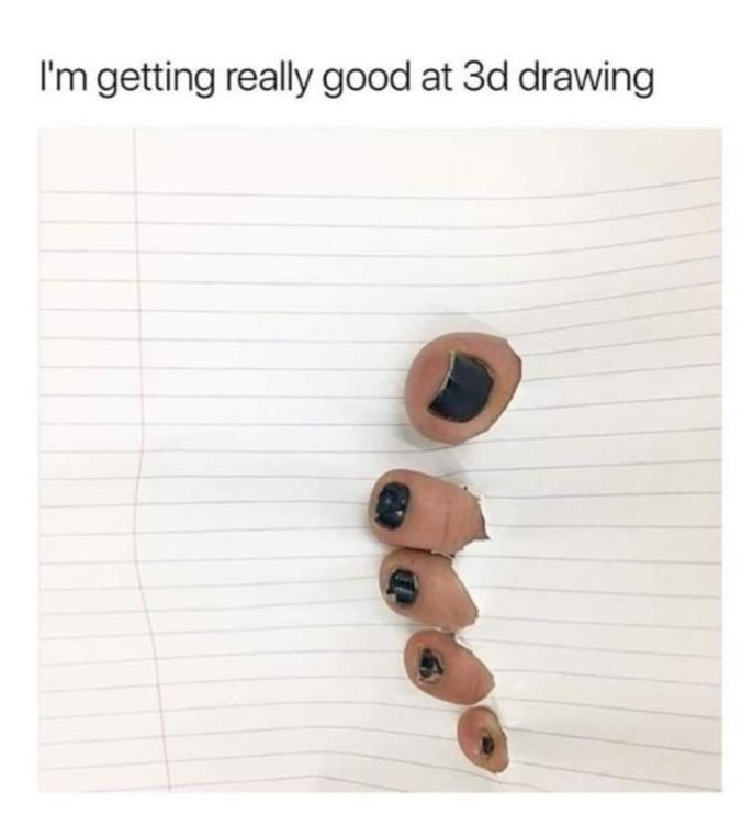 Im getting really good at 3d drawing