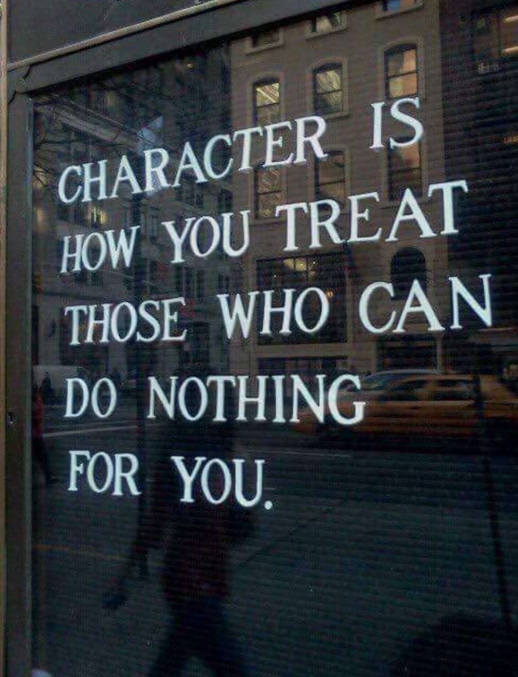 THOSE WHO CAN DO NOTHING FOR YOU