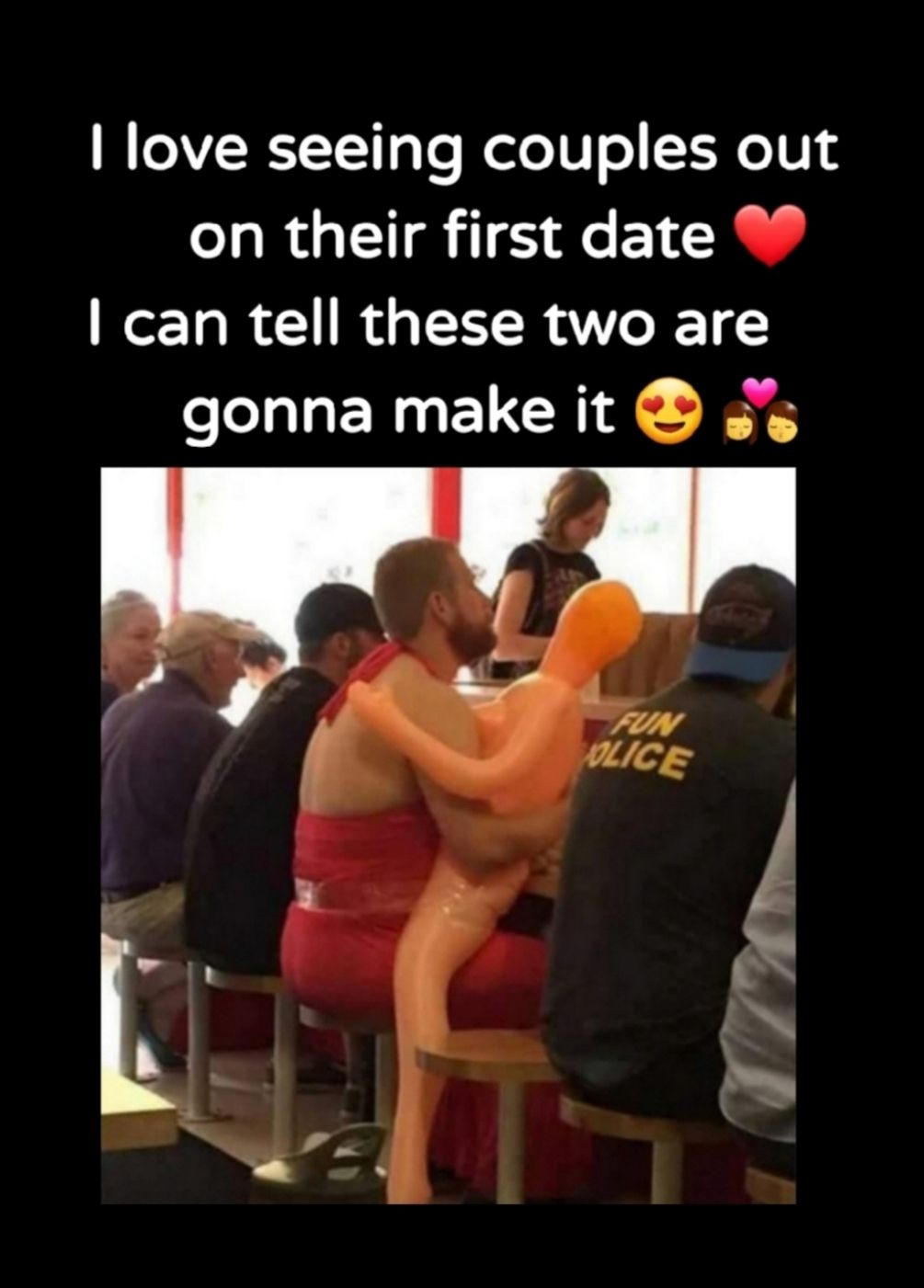 ReV RT T TgTe ReloU ol F FoT0 on their first date can tell these two are gonna make it