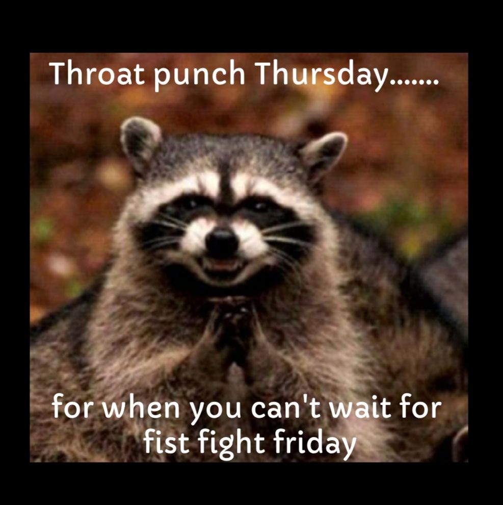 Throat punch TIdayf 77 it for