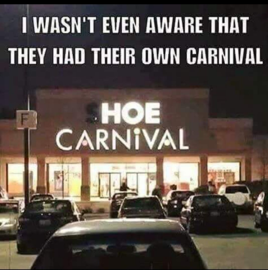 WASNT EVEN AWARE THAT THEY HAD THEIR OWN CARNIVAL 4 HOE CARNIiIVAL 1o 1 Eal I o _ N